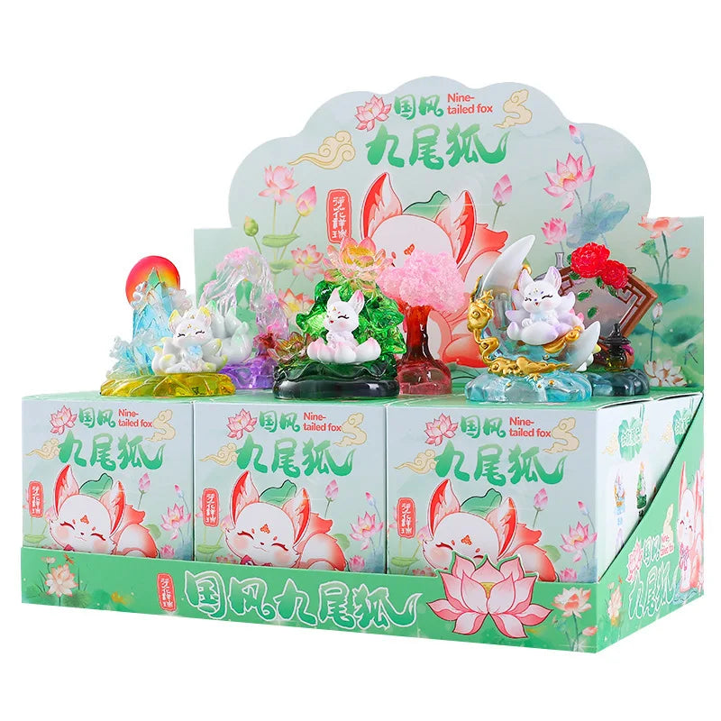 Ancient Nine Tailed Fox Blind Cassette Lamp Luminous Figure