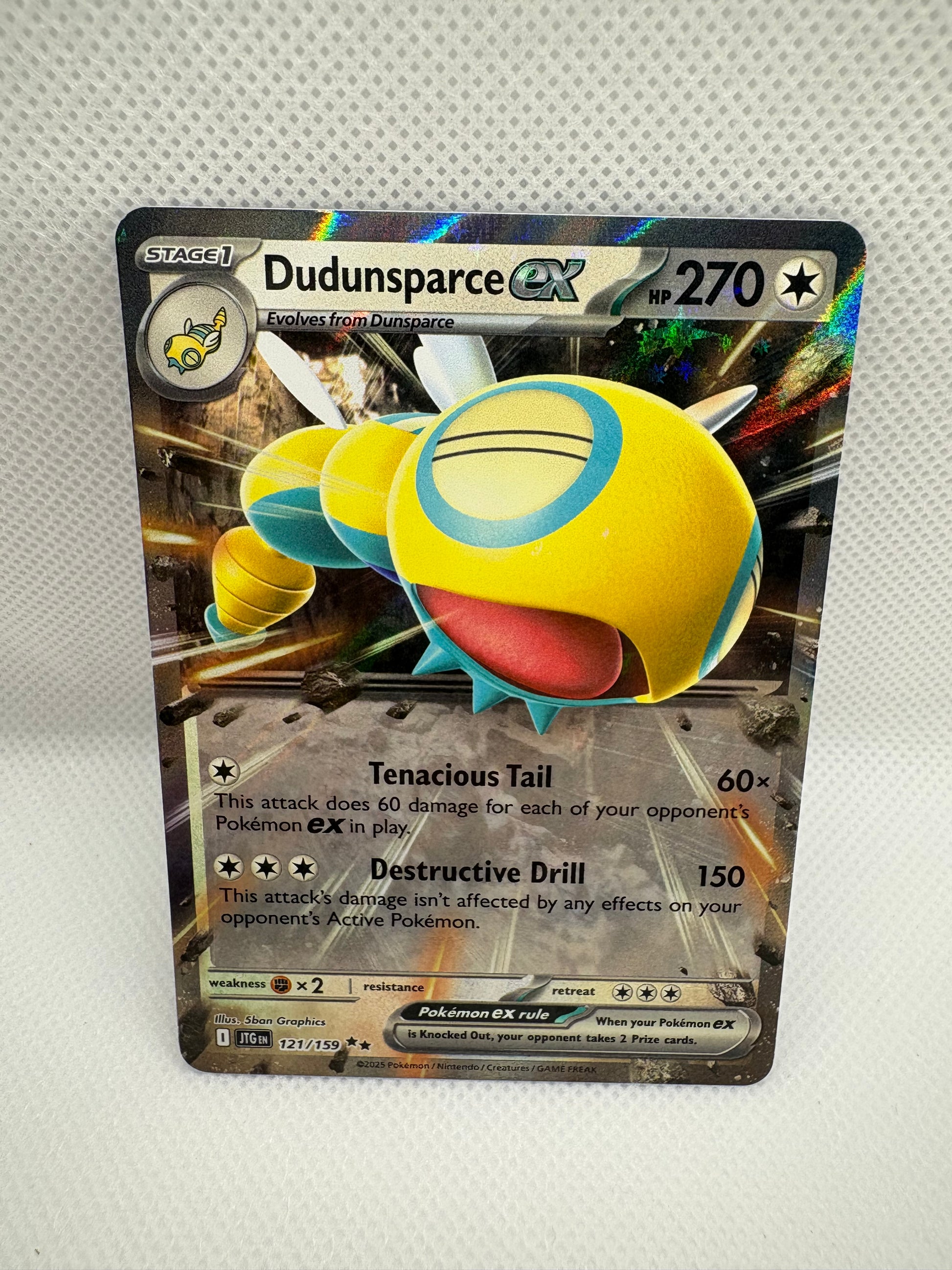 Dudunsparce EX - JTG - 121/159