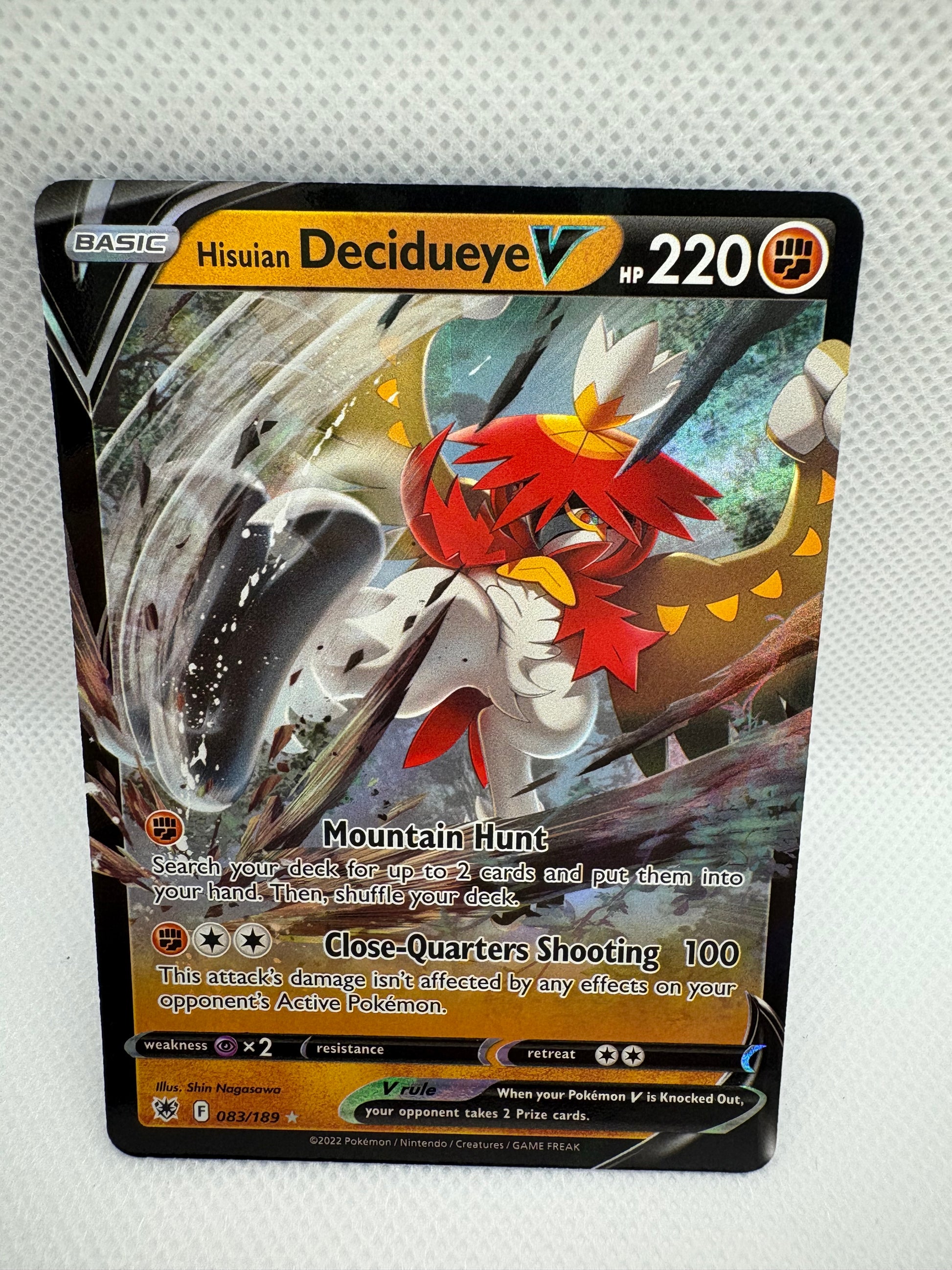 Hisuian Decidueye V - F - 083/189