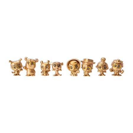 Doorables Gold Peek 2 Pack Golden Special Edition Cartoon Character Figures Kawaii Cute Figurines