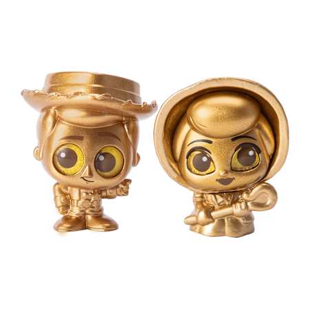 Doorables Gold Peek 2 Pack Golden Special Edition Cartoon Character Figures Kawaii Cute Figurines