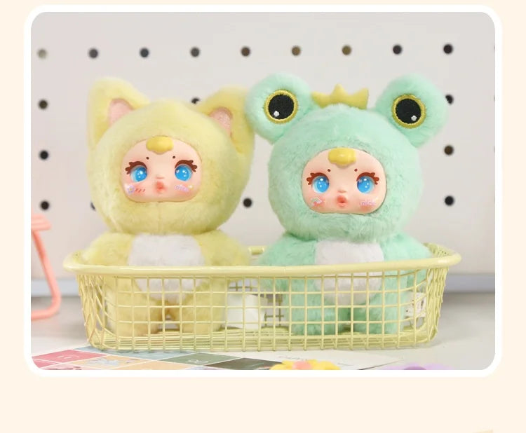 MM MIlk Candy Toffee Series - Scented - Animal Party Plush Pendant Blind Box – Cute Mini Stuffed Animal Charm with Keychain – Random Kawaii Character Toy for Collectors & Otaku Fans Style Surprise