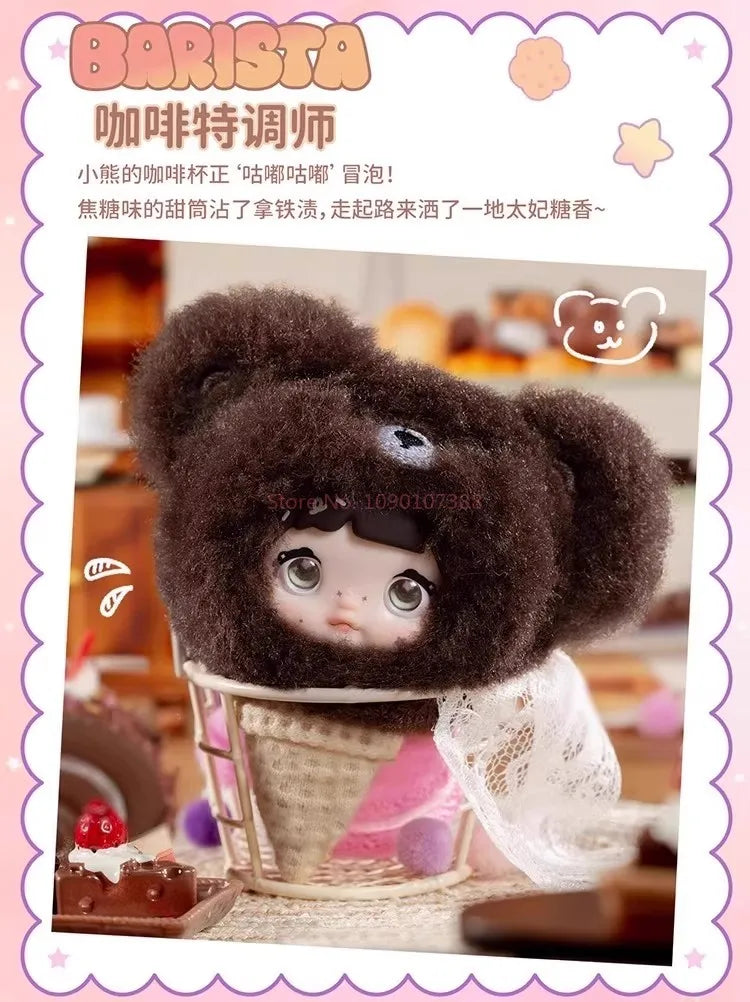 Nomm Sweetness 100% Blind Box Plush Pendant – Cute Kawaii Ice Cream Pendants with Interactive Eyes