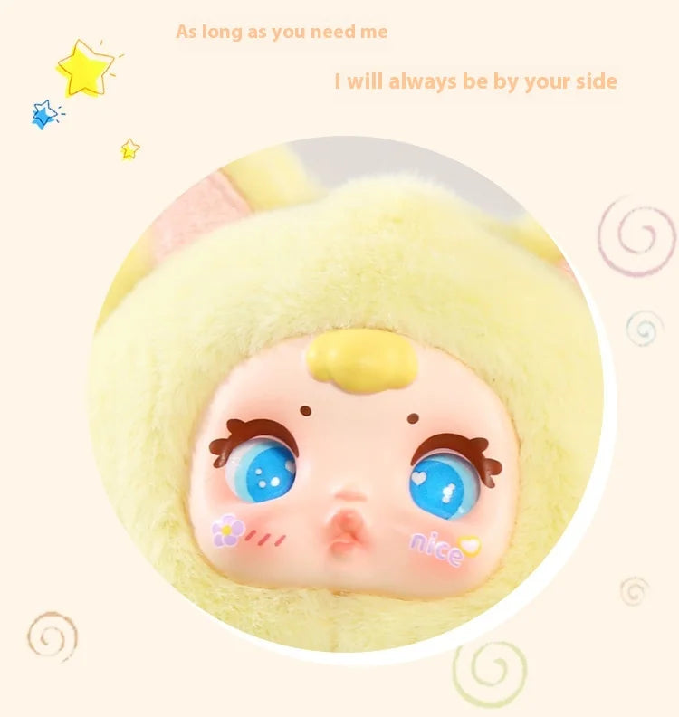 MM MIlk Candy Toffee Series - Scented - Animal Party Plush Pendant Blind Box – Cute Mini Stuffed Animal Charm with Keychain – Random Kawaii Character Toy for Collectors & Otaku Fans Style Surprise