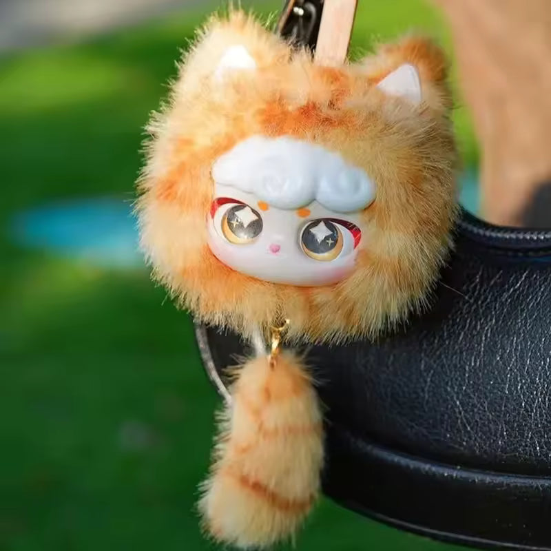 Lucky Meow Iv Series Pendant Surprise Blind Box Super Lamb Cartoon Doll Cute Face Decoration Mystery Gift Trendy Toy Kawaii Keychain