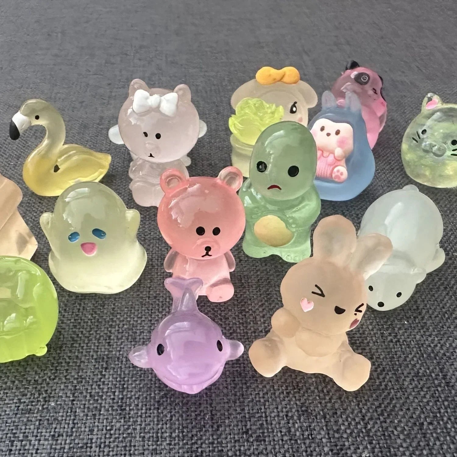 Miniature Animal Blind Bag Toys Mini Small Children Gift Blind Box Ornament Kawaii Bean Figure