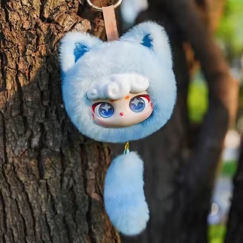 Lucky Meow Iv Series Pendant Surprise Blind Box Super Lamb Cartoon Doll Cute Face Decoration Mystery Gift Trendy Toy Kawaii Keychain