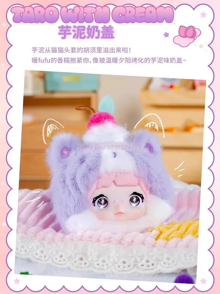 Nomm Sweetness 100% Blind Box Plush Pendant – Cute Kawaii Ice Cream Pendants with Interactive Eyes