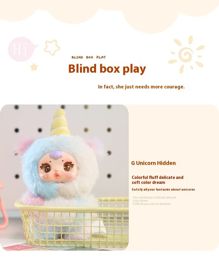 MM MIlk Candy Toffee Series - Scented - Animal Party Plush Pendant Blind Box – Cute Mini Stuffed Animal Charm with Keychain – Random Kawaii Character Toy for Collectors & Otaku Fans Style Surprise