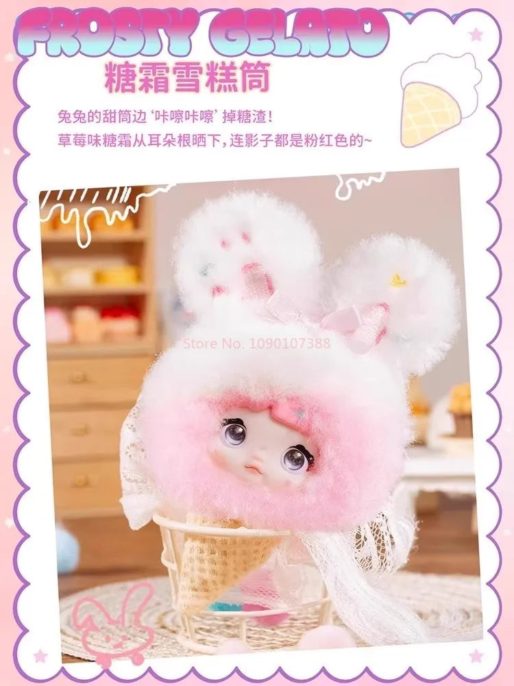 Nomm Sweetness 100% Blind Box Plush Pendant – Cute Kawaii Ice Cream Pendants with Interactive Eyes
