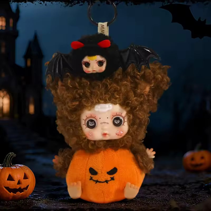 MM Sugar Baby Vinyl Plush Blind Box Halloween Night Elf Party Series Trendy Play Collection Pendant Birthday Gift for Collectors