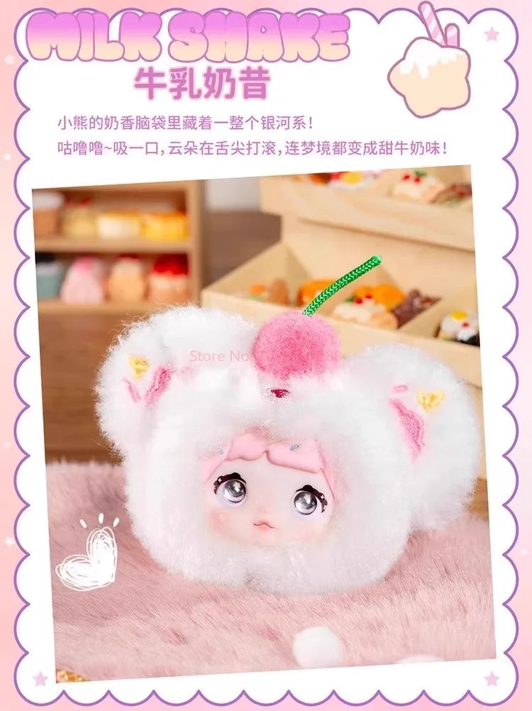 Nomm Sweetness 100% Blind Box Plush Pendant – Cute Kawaii Ice Cream Pendants with Interactive Eyes