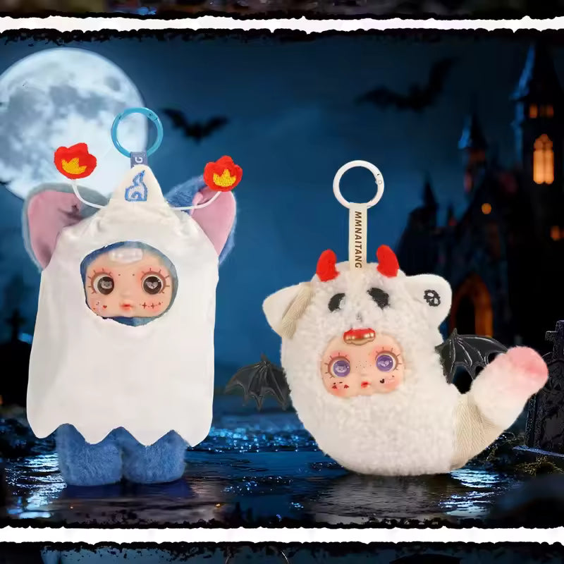 MM Sugar Baby Vinyl Plush Blind Box Halloween Night Elf Party Series Trendy Play Collection Pendant Birthday Gift for Collectors