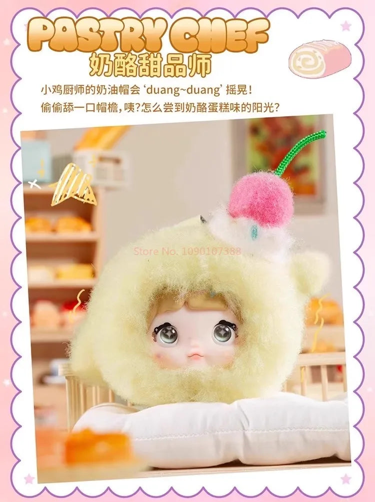 Nomm Sweetness 100% Blind Box Plush Pendant – Cute Kawaii Ice Cream Pendants with Interactive Eyes