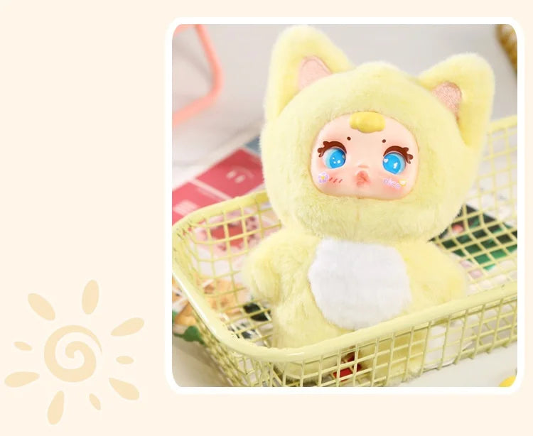 MM MIlk Candy Toffee Series - Scented - Animal Party Plush Pendant Blind Box – Cute Mini Stuffed Animal Charm with Keychain – Random Kawaii Character Toy for Collectors & Otaku Fans Style Surprise