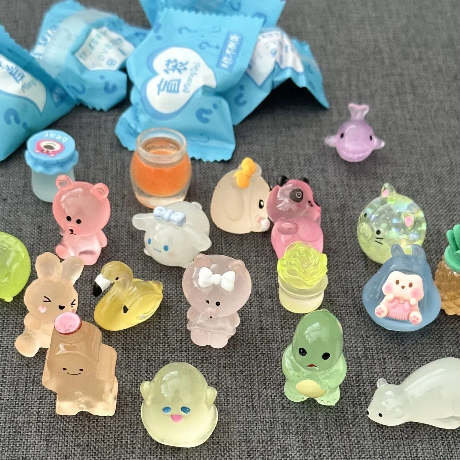 Miniature Animal Blind Bag Toys Mini Small Children Gift Blind Box Ornament Kawaii Bean Figure