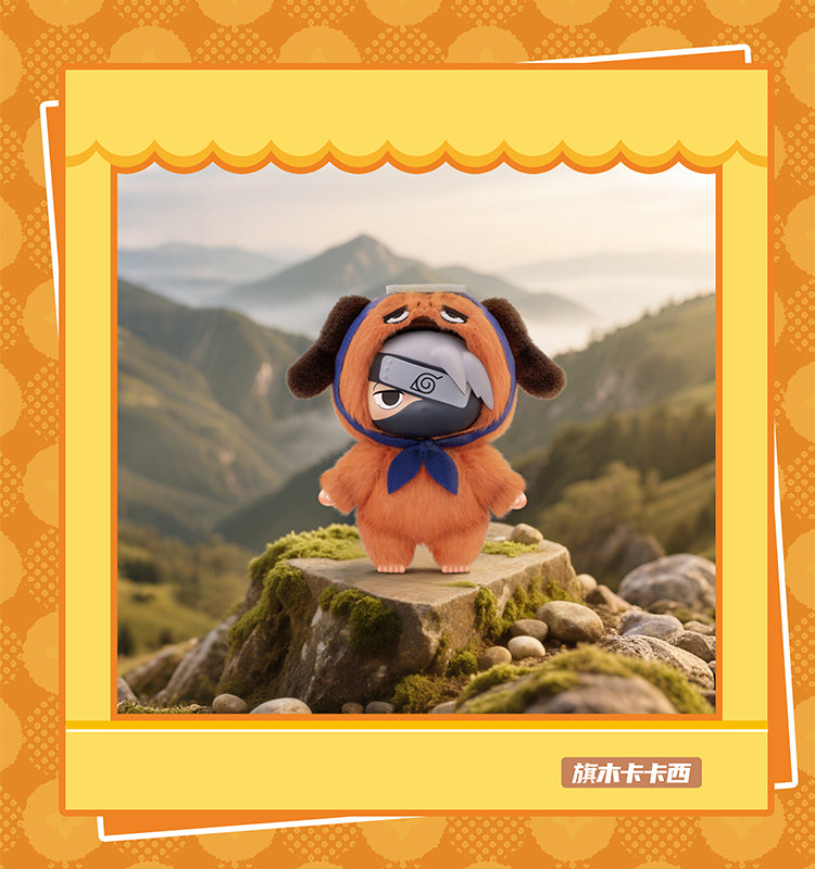 Eaki x Naruto Animal Party Plush Pendant Blind Box – Cute Mini Stuffed Animal Charm with Keychain – Random Anime Character Toy for Collectors & Otaku Fans – Eaki x Naruto Collab Style Surprise