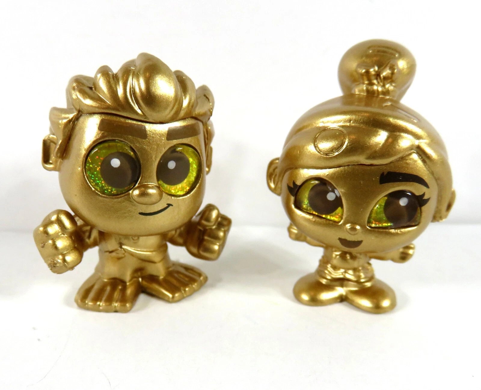 Doorables Gold Peek 2 Pack Golden Special Edition Cartoon Character Figures Kawaii Cute Figurines