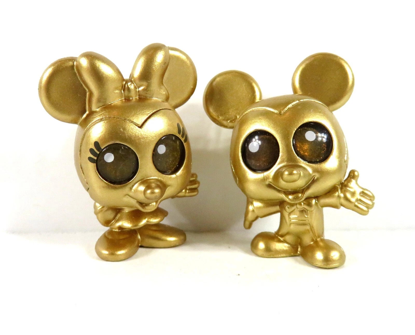 Doorables Gold Peek 2 Pack Golden Special Edition Cartoon Character Figures Kawaii Cute Figurines